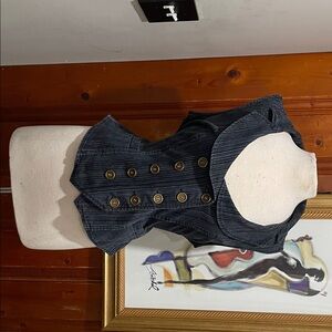 LA Blues Striped Denim Jacket